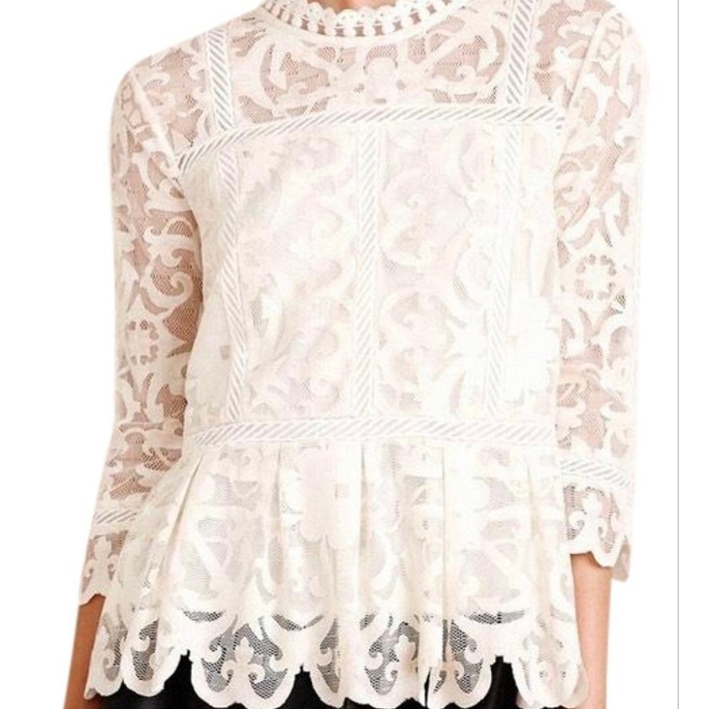 Anthropologie HD in Paris Lace Blouse